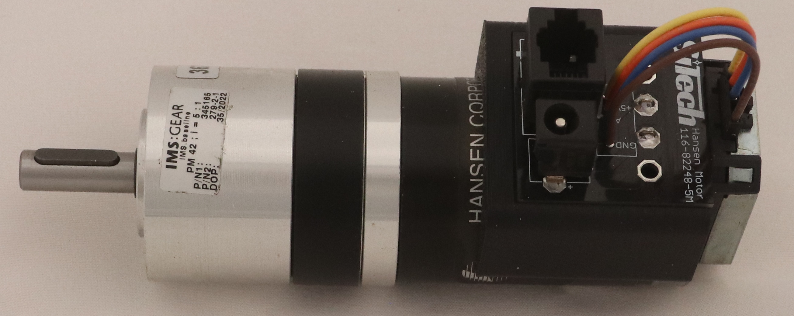 Hansen servo motor for telescope mount drives